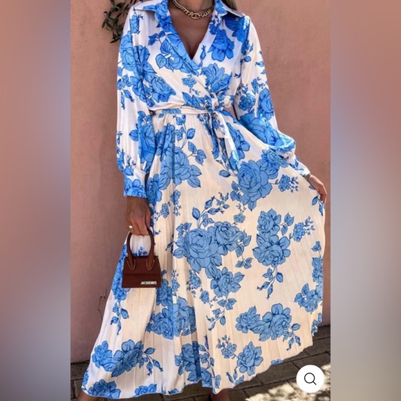 MYLENE Satin Floral Maxi Dress NWT - Picture 2 of 8